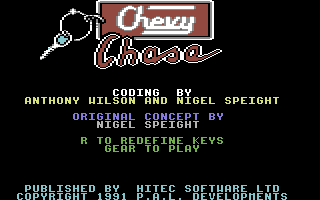 Chevy Chase screenshot 3 for Commodore 64